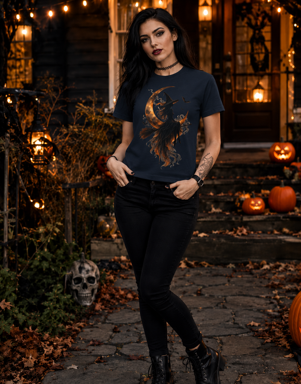 'Gothic Witch' Classic Tee by Layla Moody