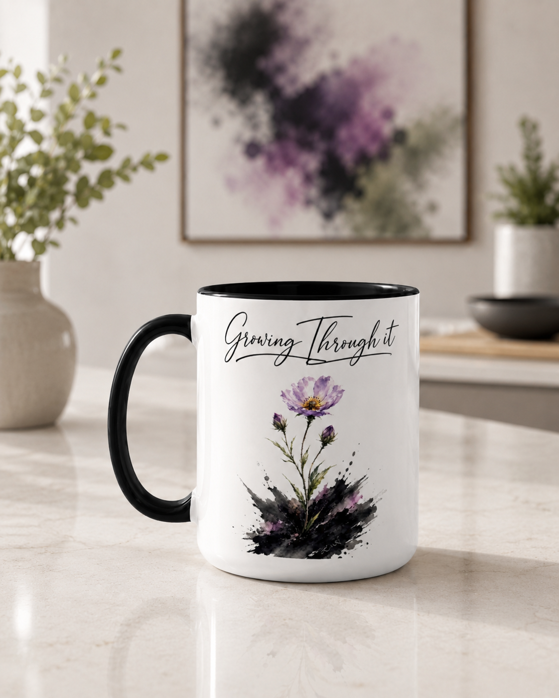 'Growing Through It' Mug by Layla Moody