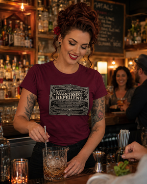 'Narcissist Repellent' classic tee by Layla Moody