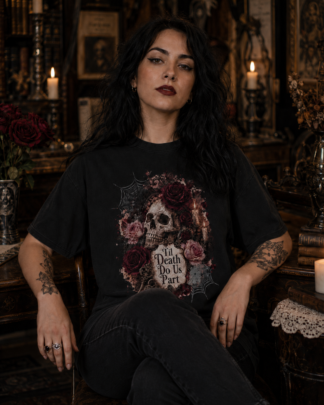 'Til Death do Us Part' Gothic Romance Tee by Layla Moody