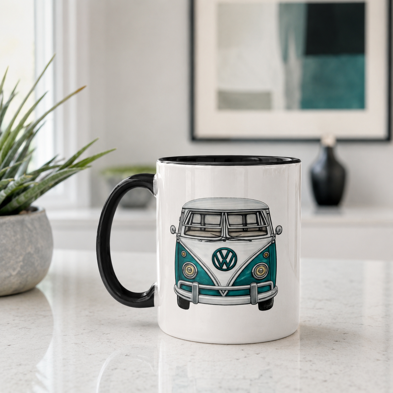 'Classic VW Bus' Mug by Layla Moody