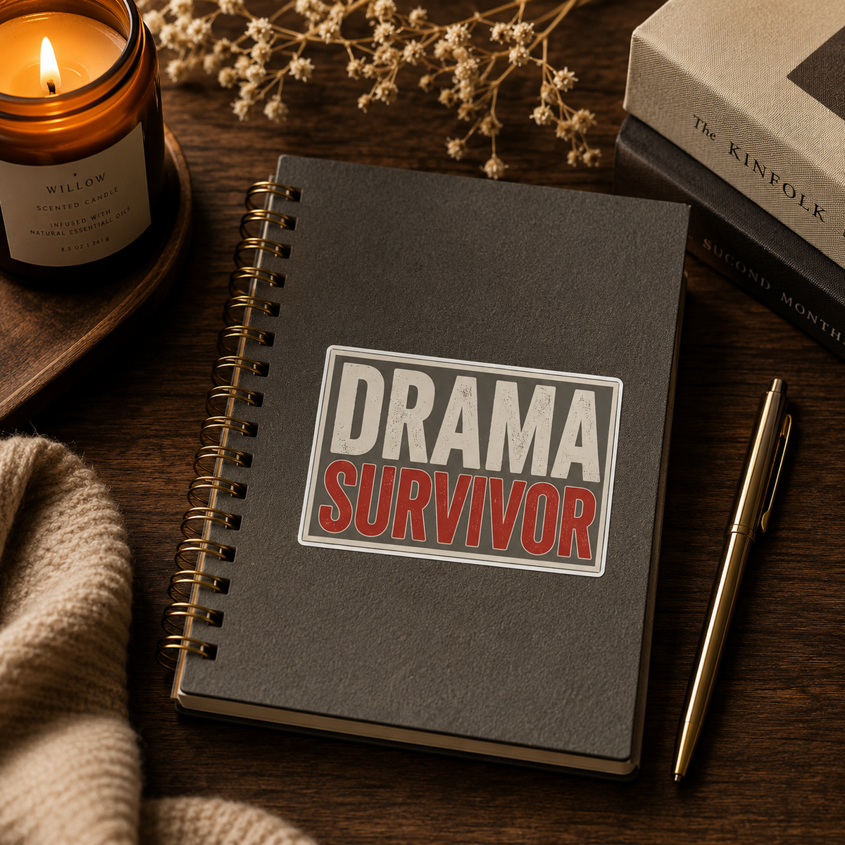 'Drama Survivor' Sticker