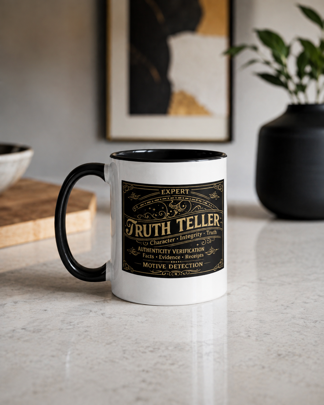 'Truth Teller' Mug by Layla Moody