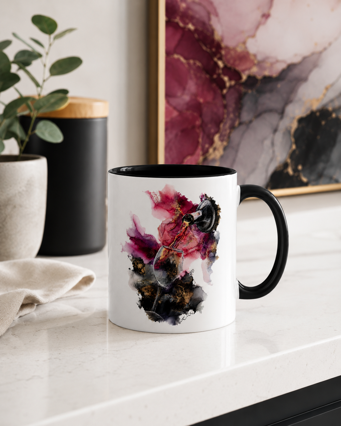 'Wine Time' Mug by Layla Moody